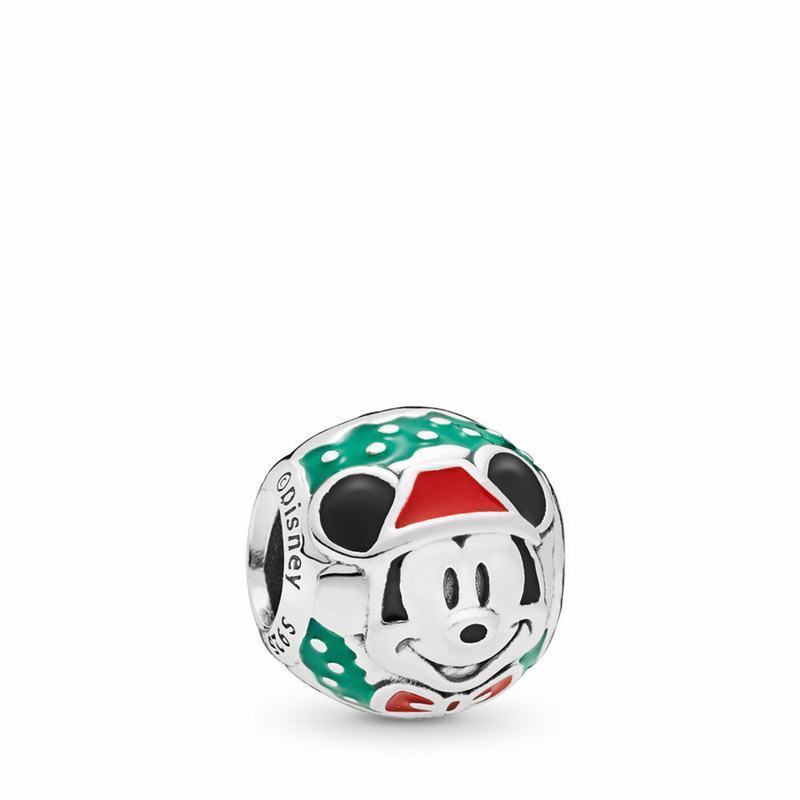 Pandora Disney Santa Mickey Charm NZ, Sterling Silver (160953-ZJQ)